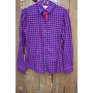 Banana Republic Soft Wash Plaid Flannel Button Up